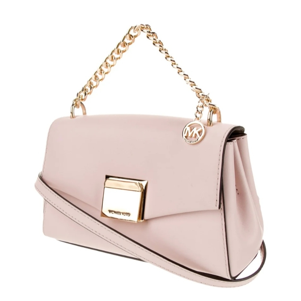 Michael Kors Small Pink Lita Crossbody Bag